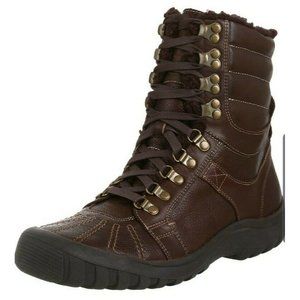 kenneth cole reaction take a dare 14 Leather Boots Lace Up Brown